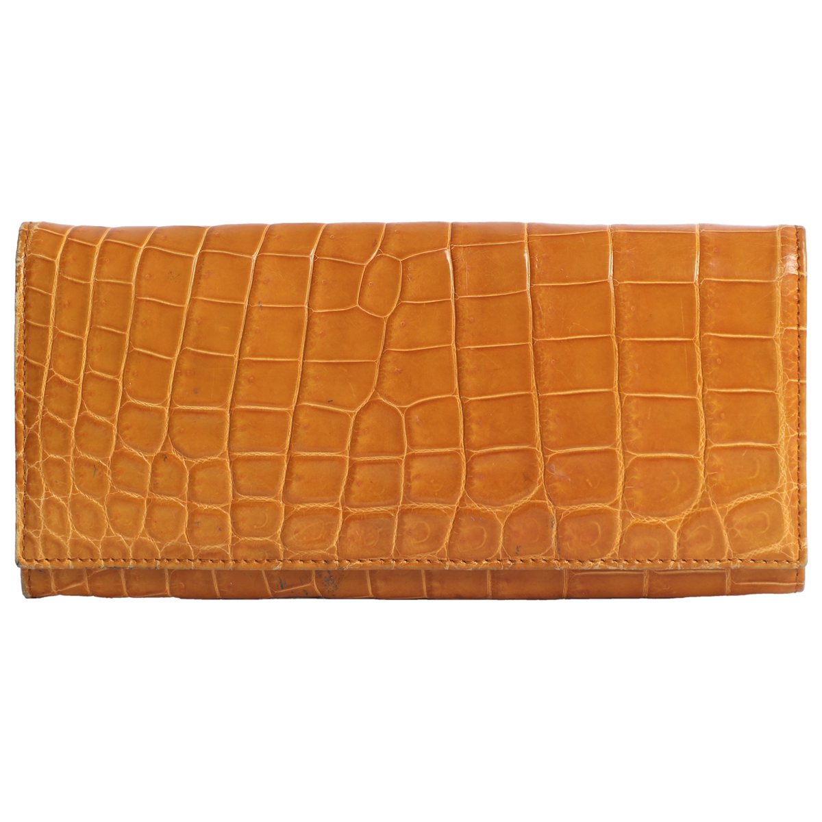 Light Frame leather clutch bag