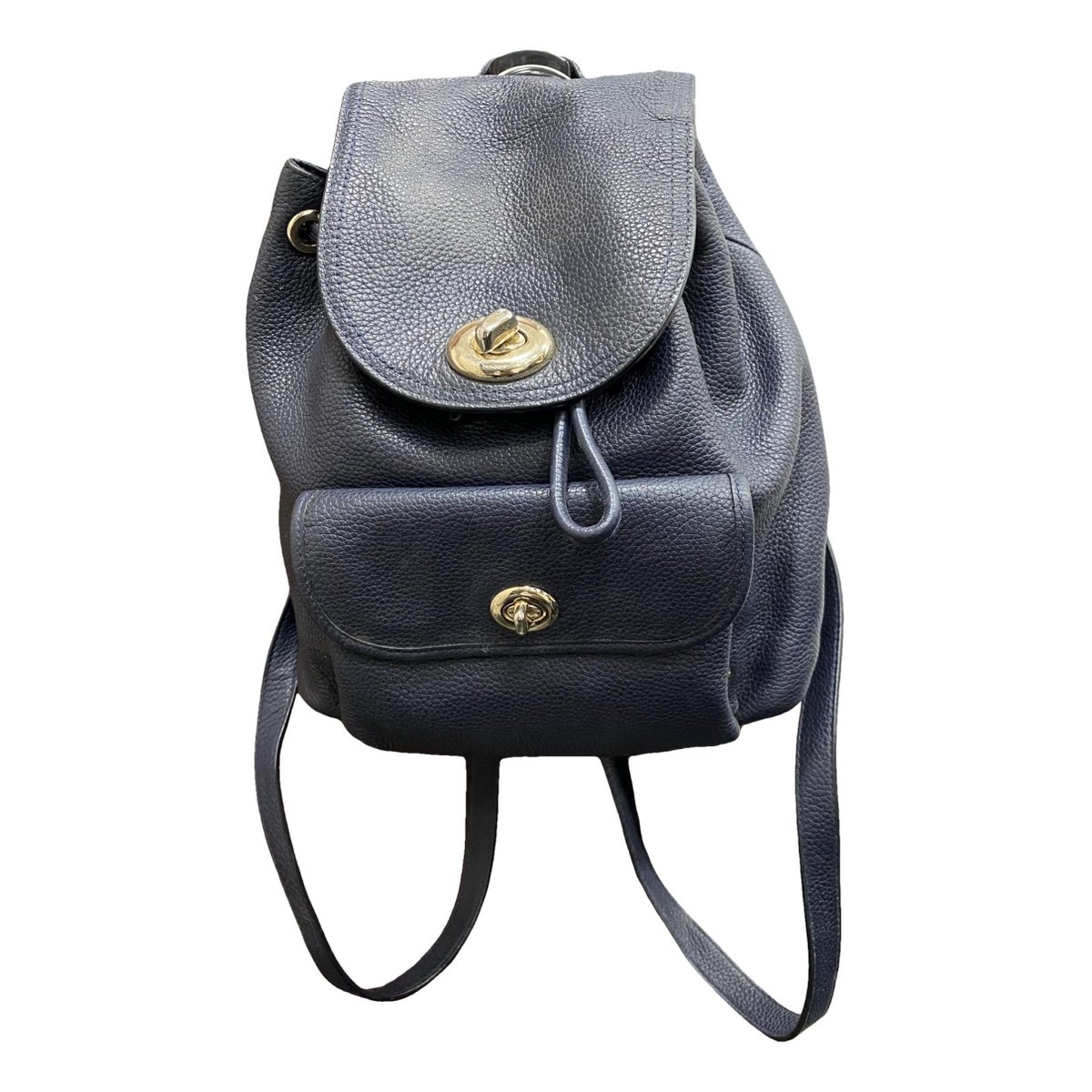 Campus leather backpack