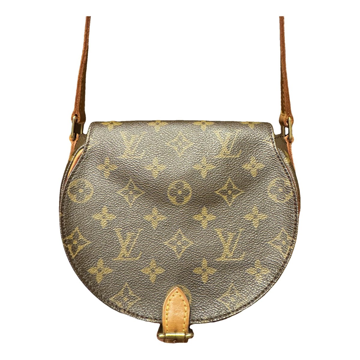 Tambourin leather crossbody bag