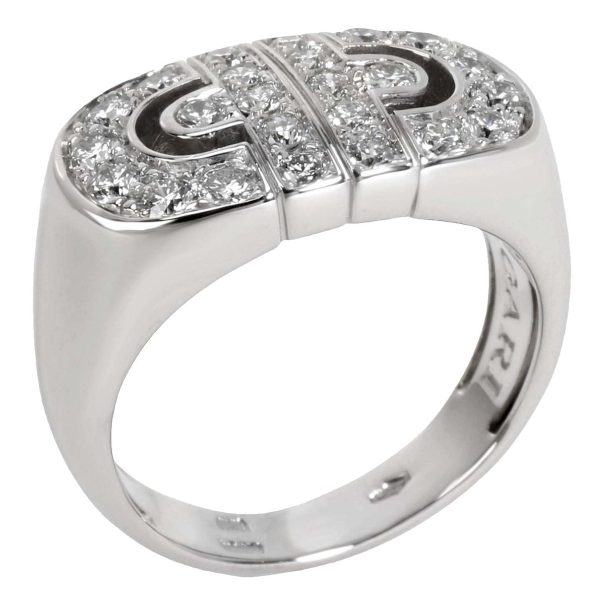 Parentesi white gold ring