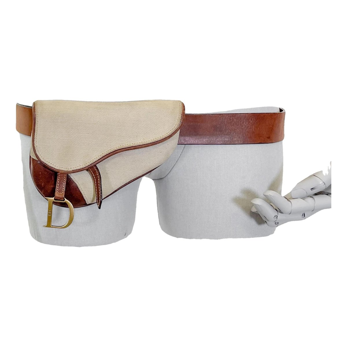 Saddle leather mini bag