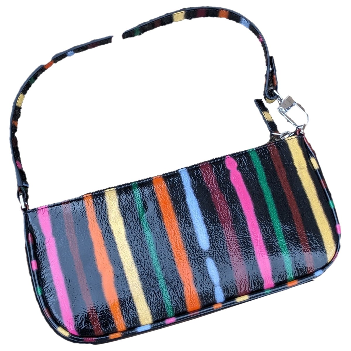 Rachel patent leather handbag