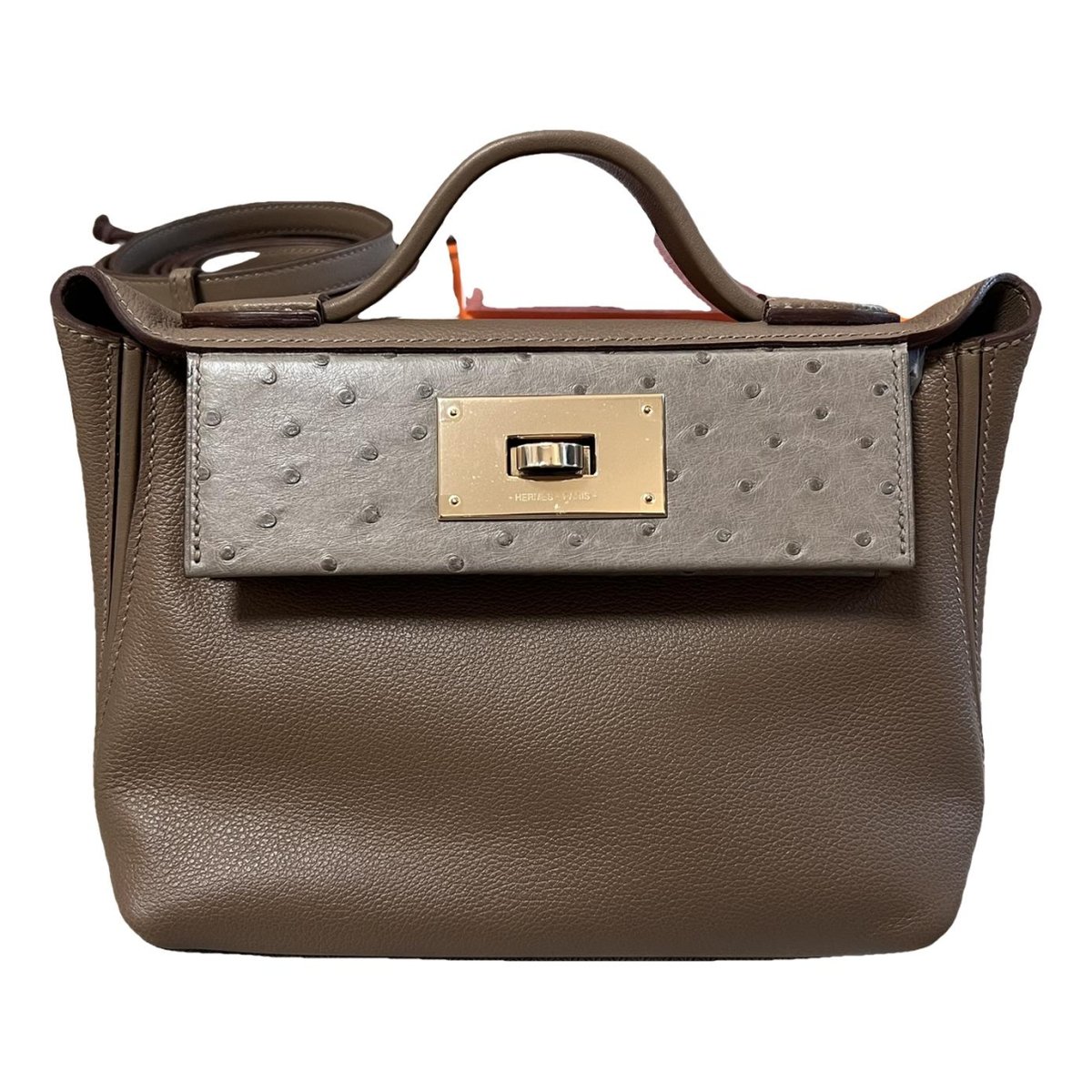 24/24 leather handbag