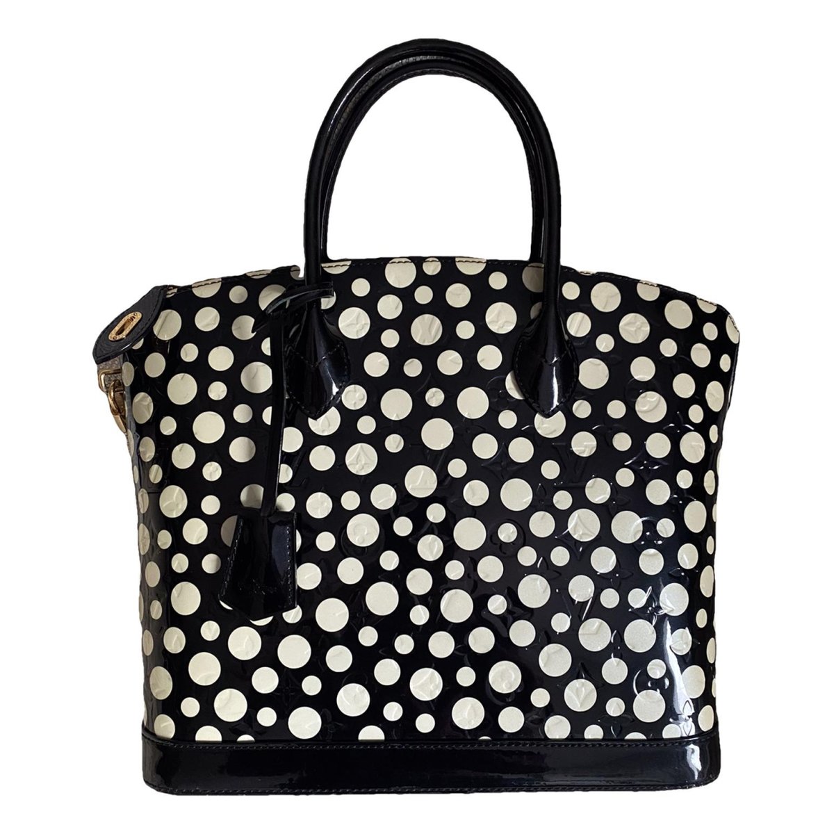 Lockit patent leather handbag