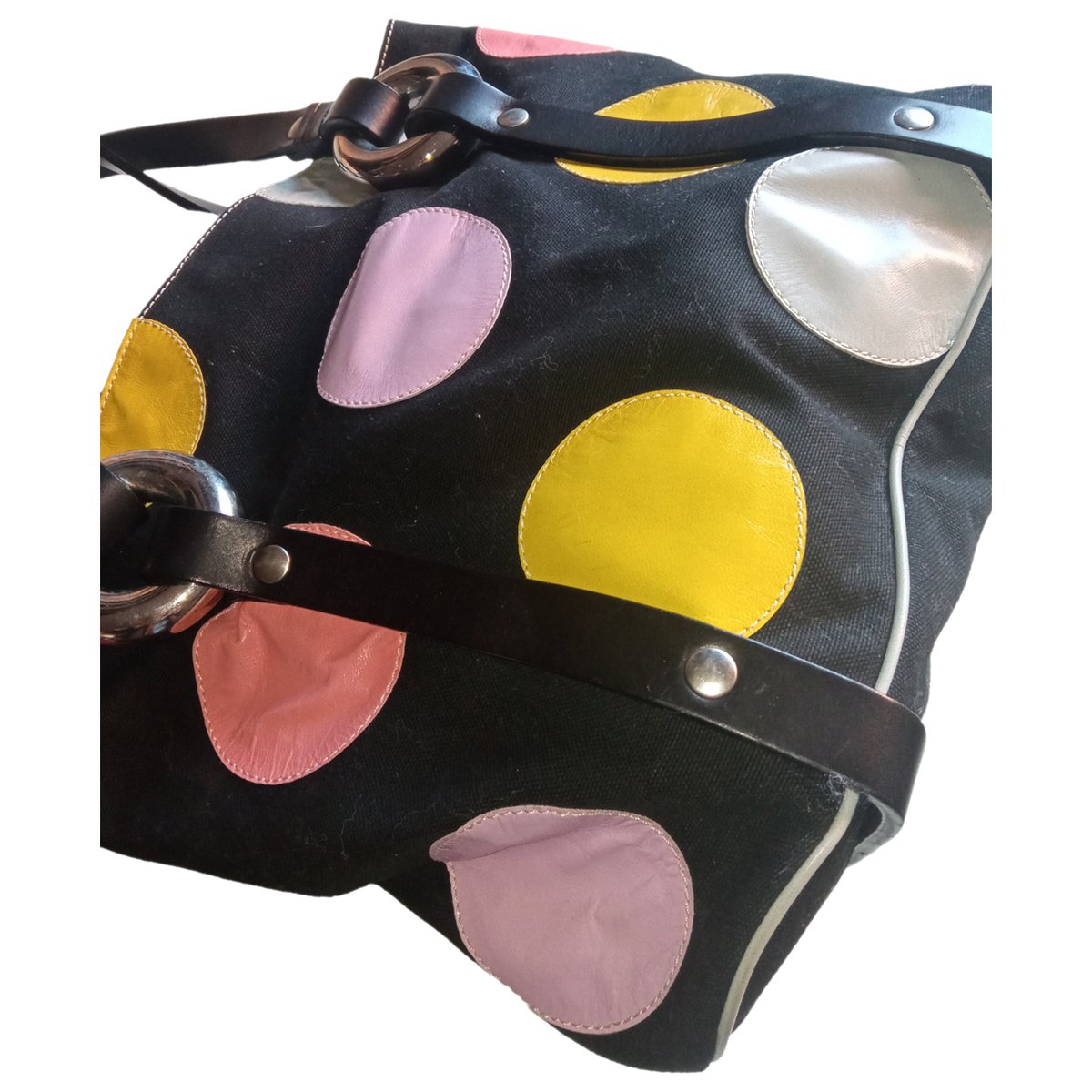 Biker cloth handbag