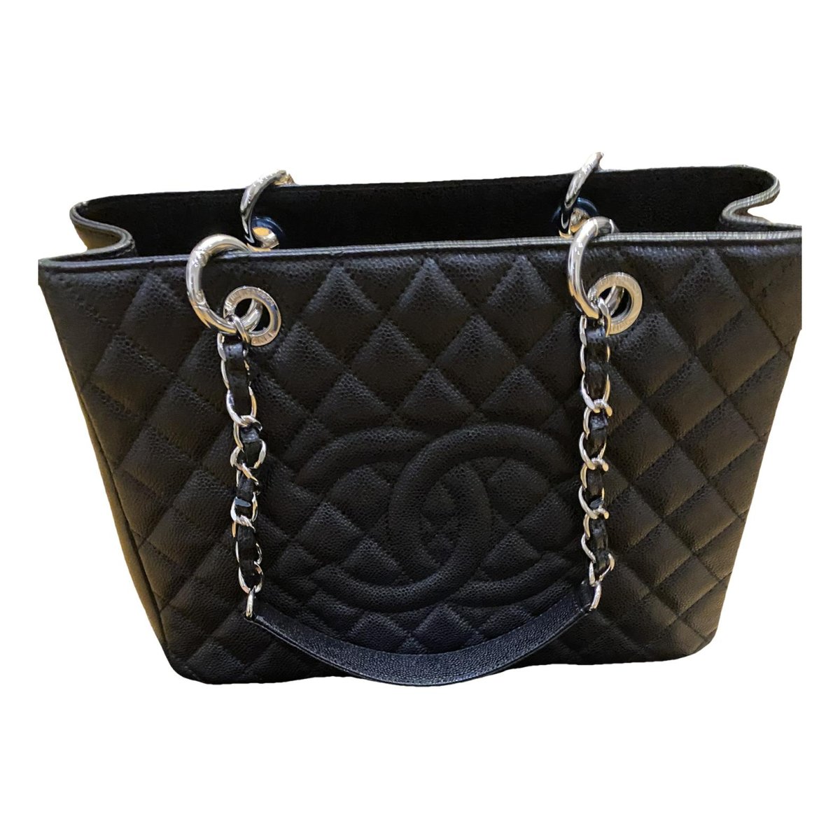 Grand shopping leather tote