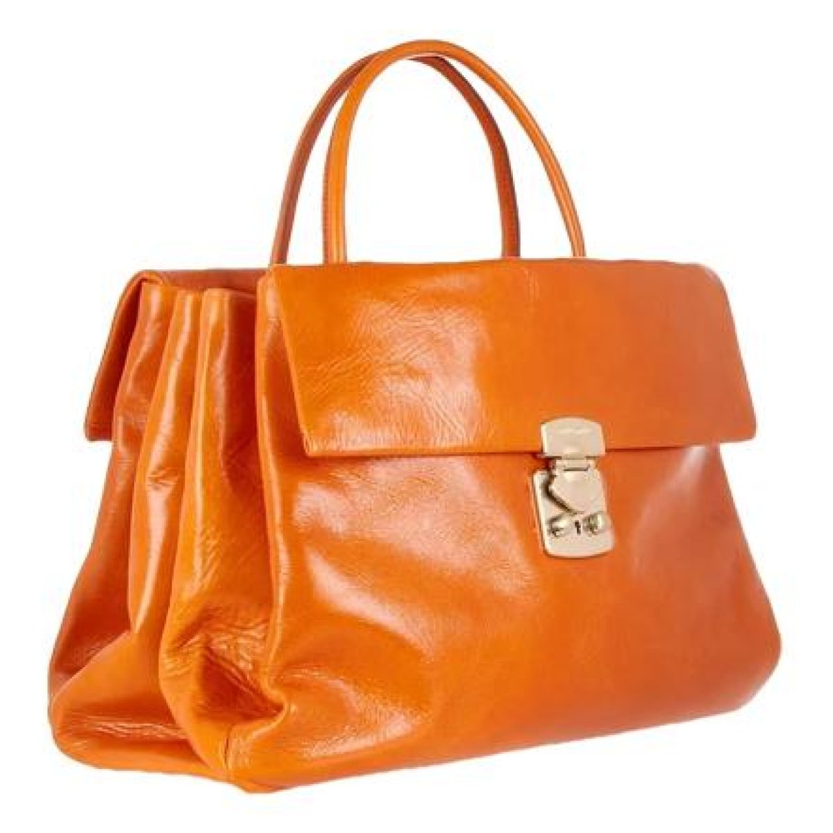 Madras leather handbag