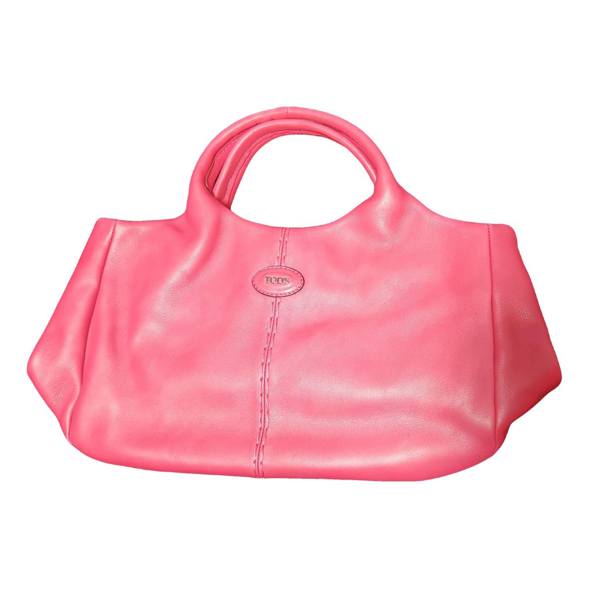 Shopping Media leather handbag
