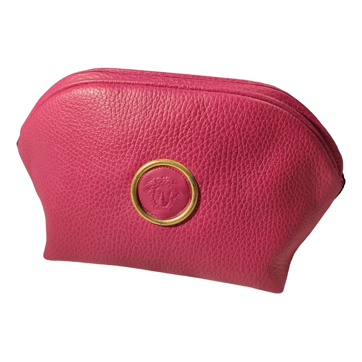 Leather clutch bag