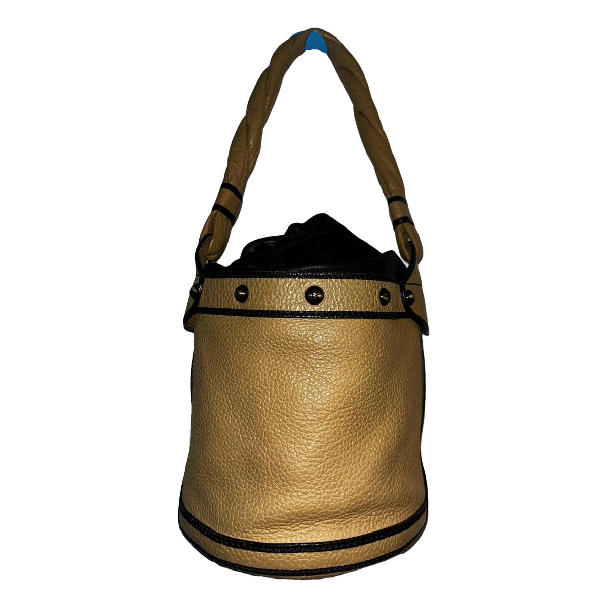 Palazzo Bucket leather handbag