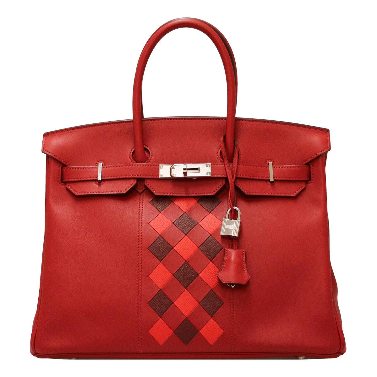 Birkin 35 leather handbag