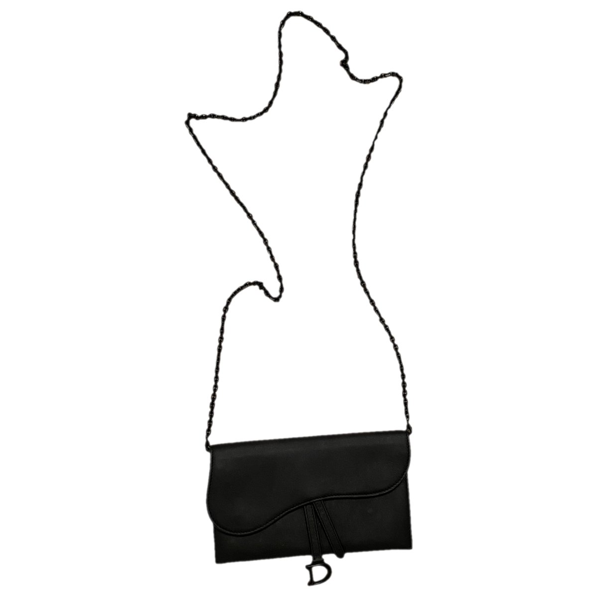 Saddle Wallet On Chain leather crossbody bag