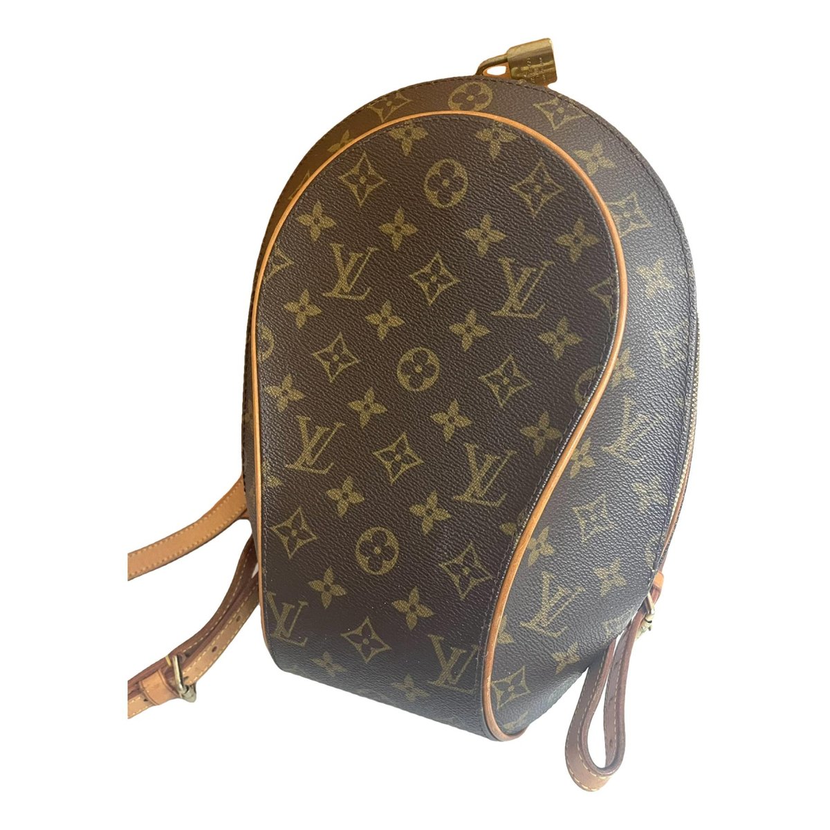 Ellipse leather backpack