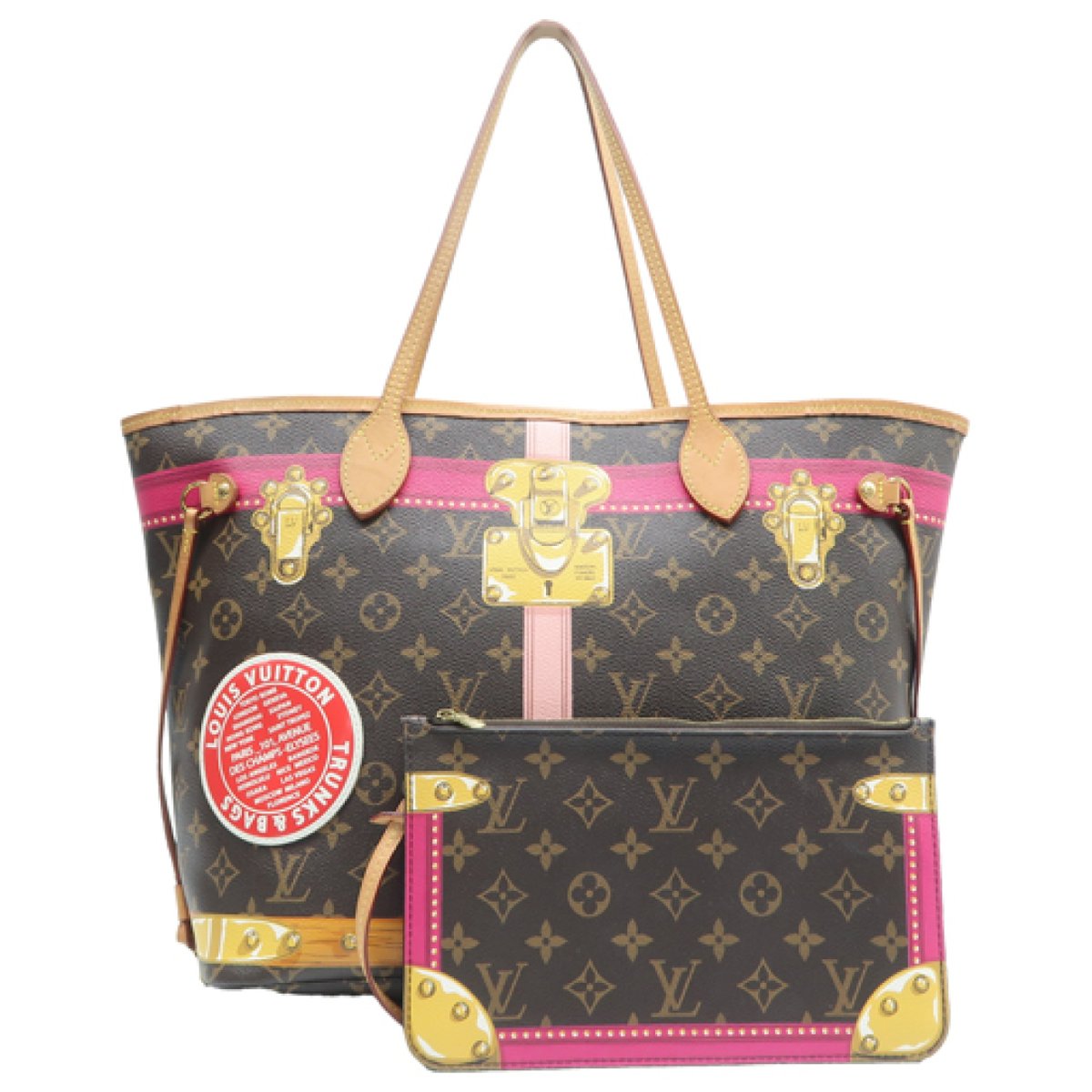 Neverfull leather handbag