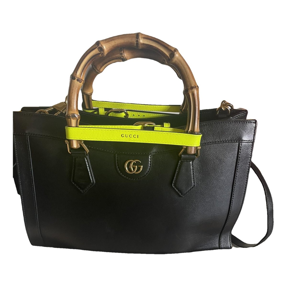 Diana Bamboo leather tote