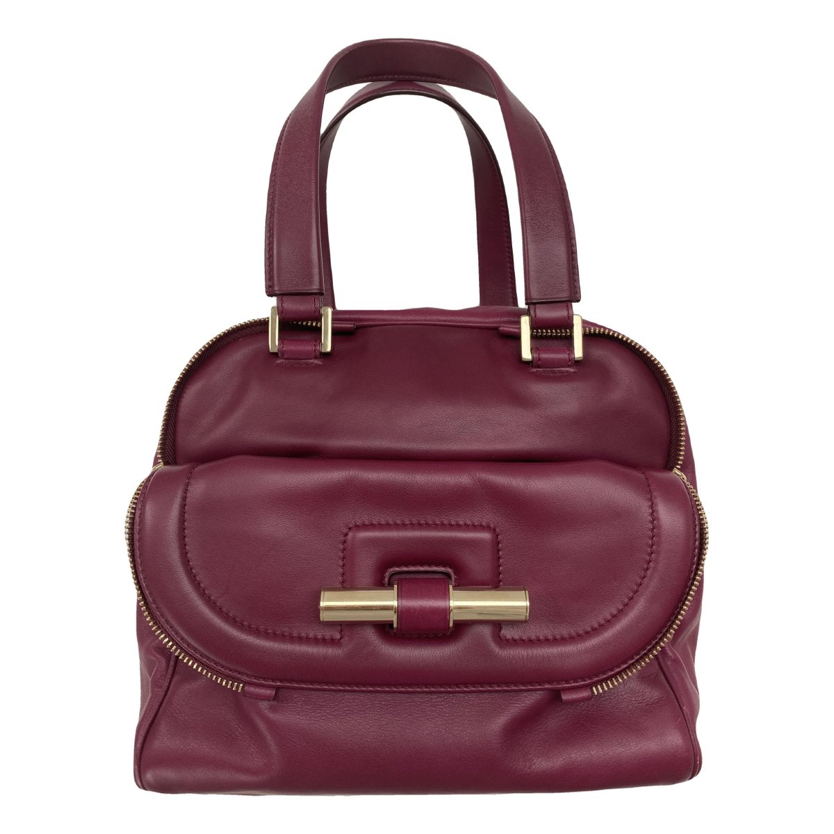 Justine leather satchel