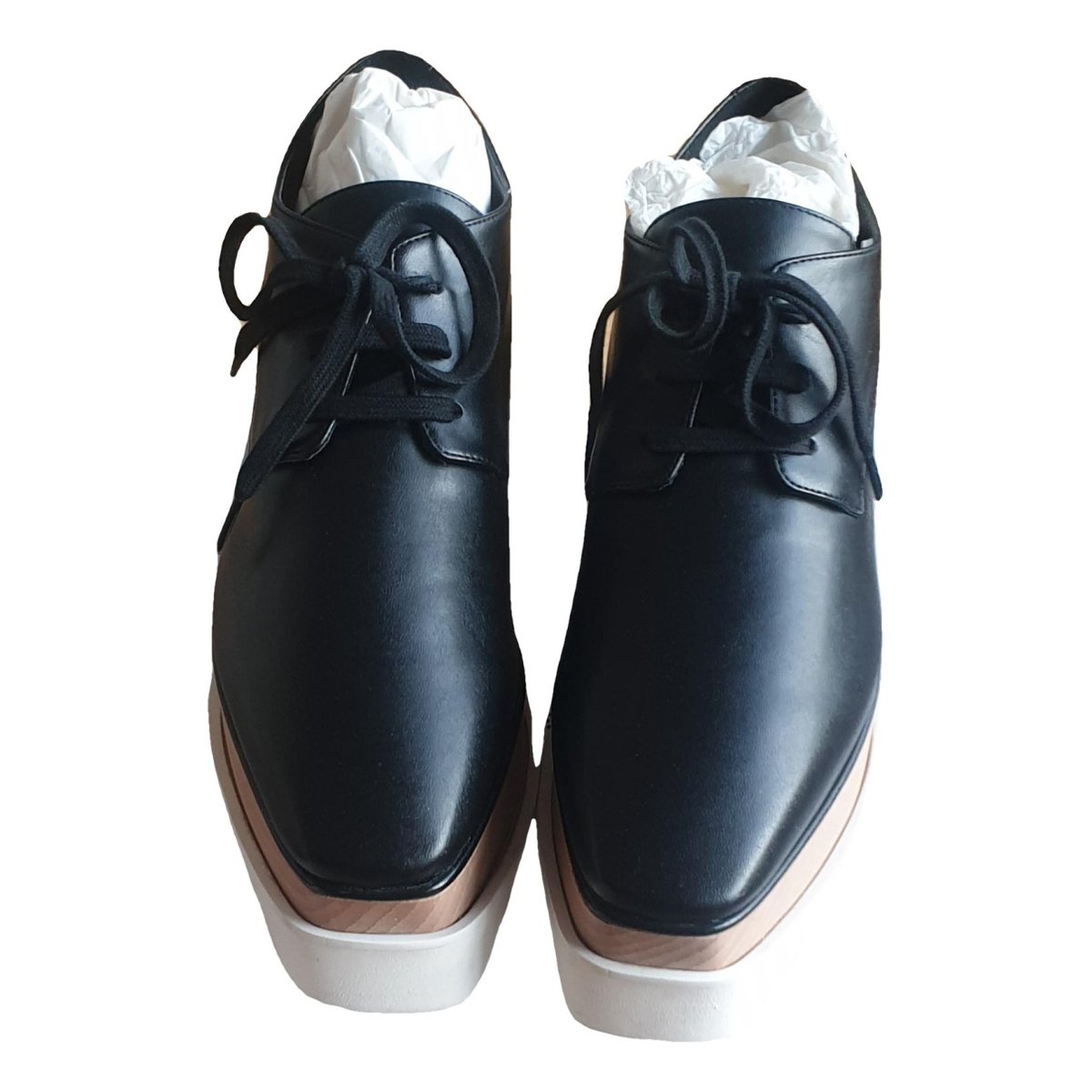 Elyse vegan leather lace ups