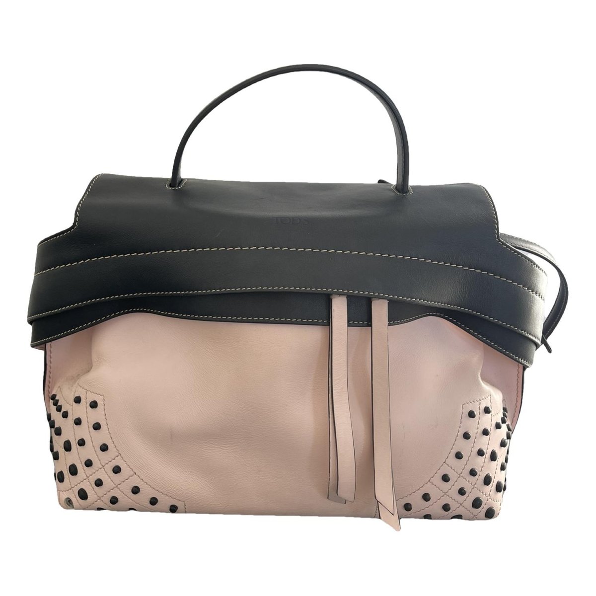 Wave leather crossbody bag