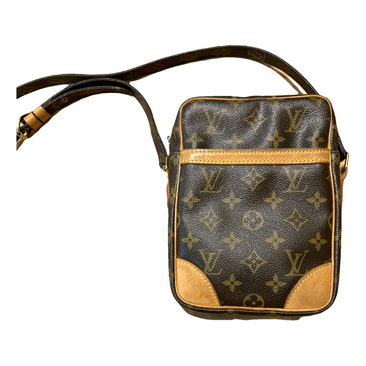 Danube leather crossbody bag