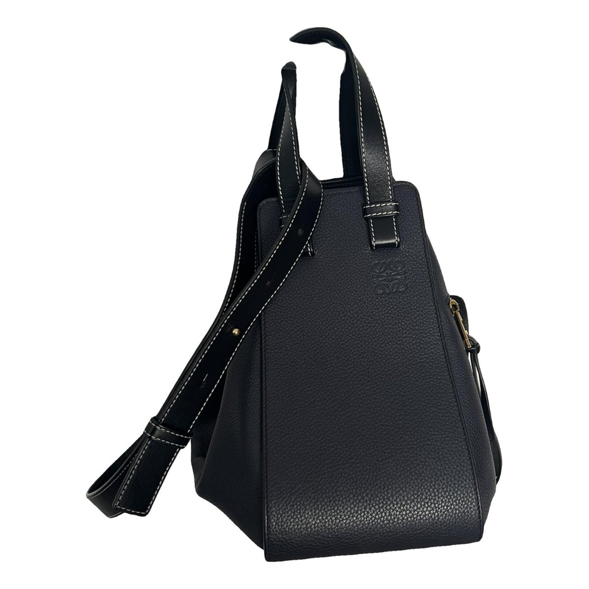Hammock leather handbag