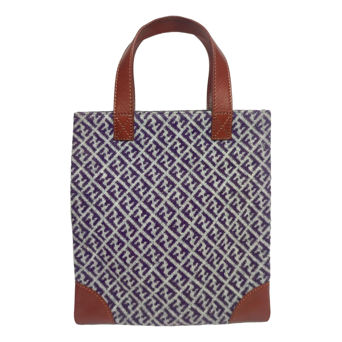Logo Shopper Tote wool handbag