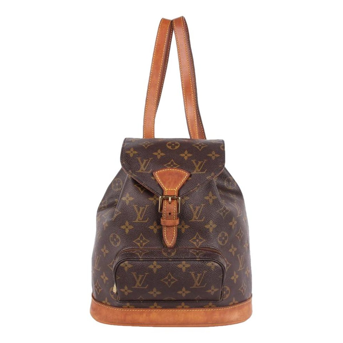 Montsouris leather backpack