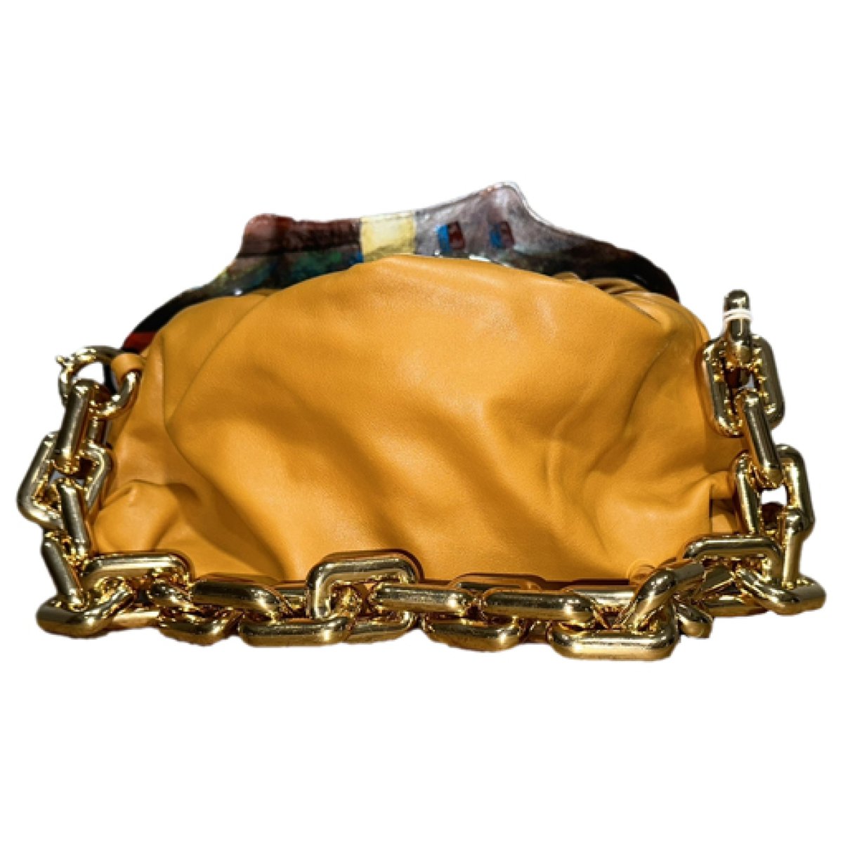 Pouch leather handbag