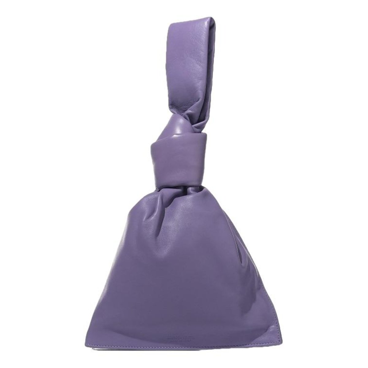 Twist leather handbag