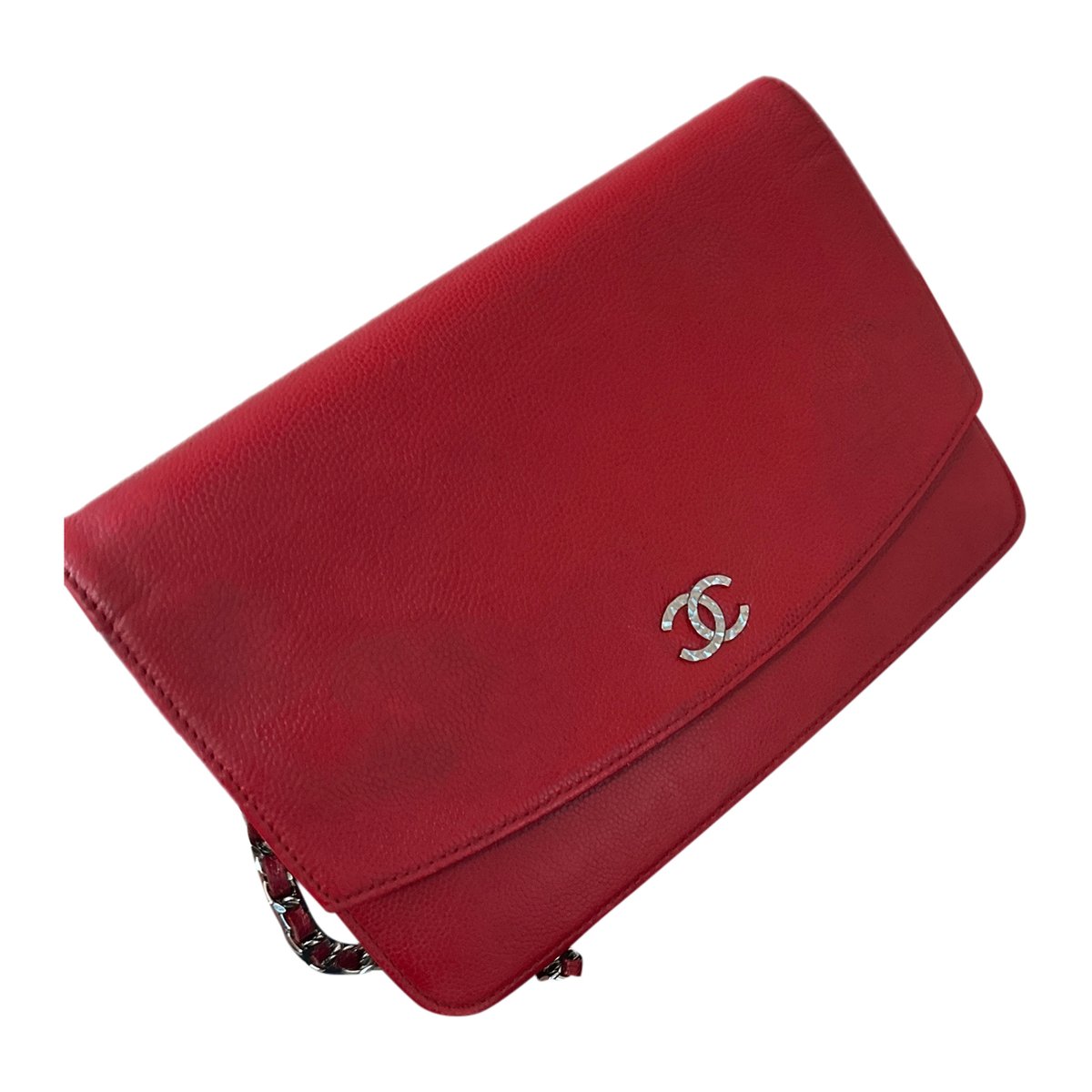 Wallet On Chain Timeless/Classique leather crossbody bag