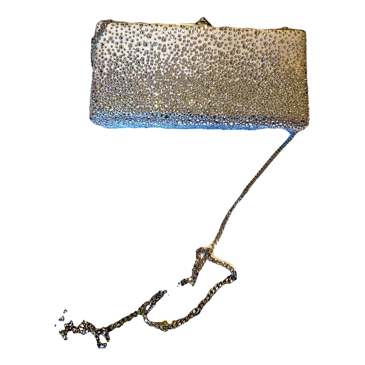 Celeste silk clutch bag
