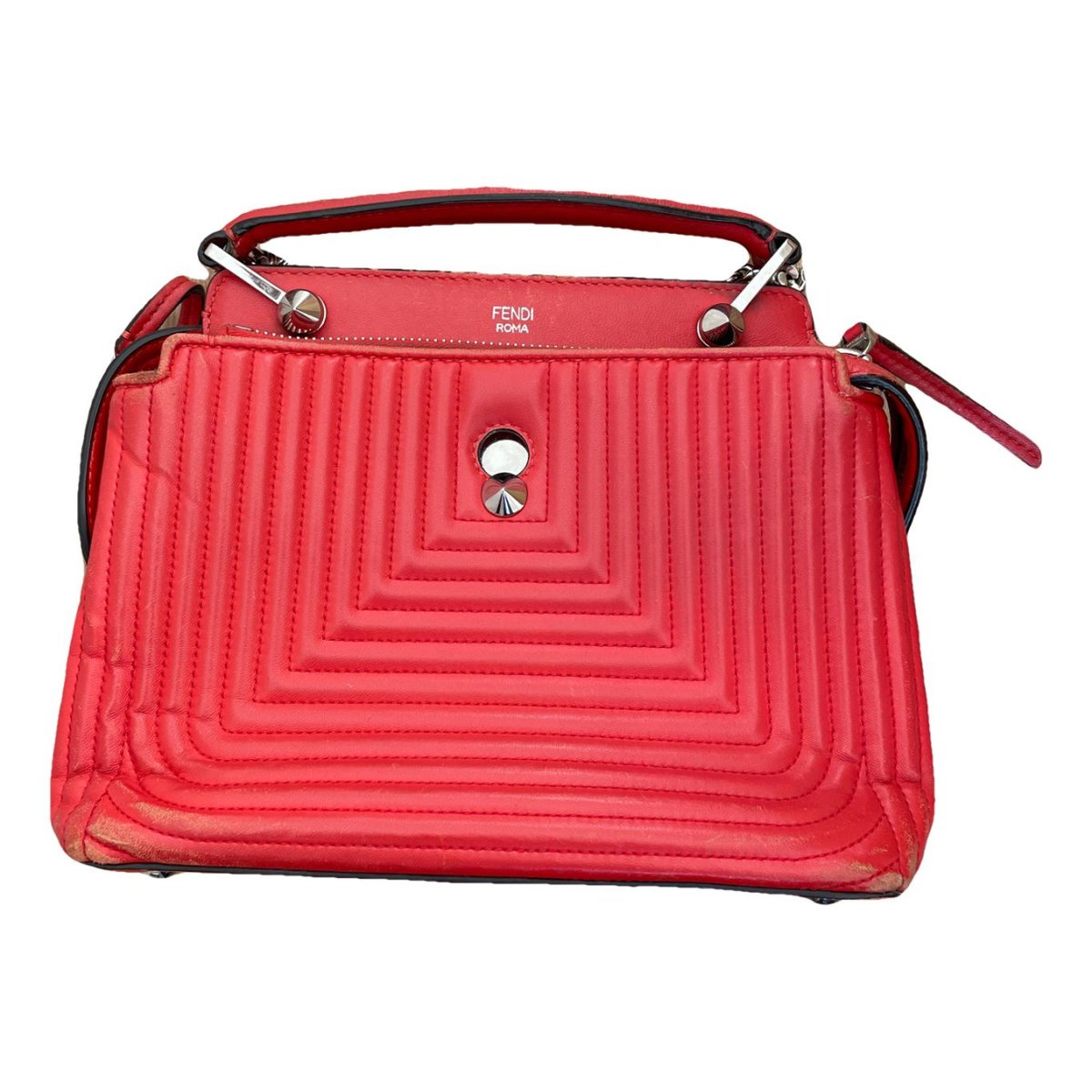 Dot Com leather handbag