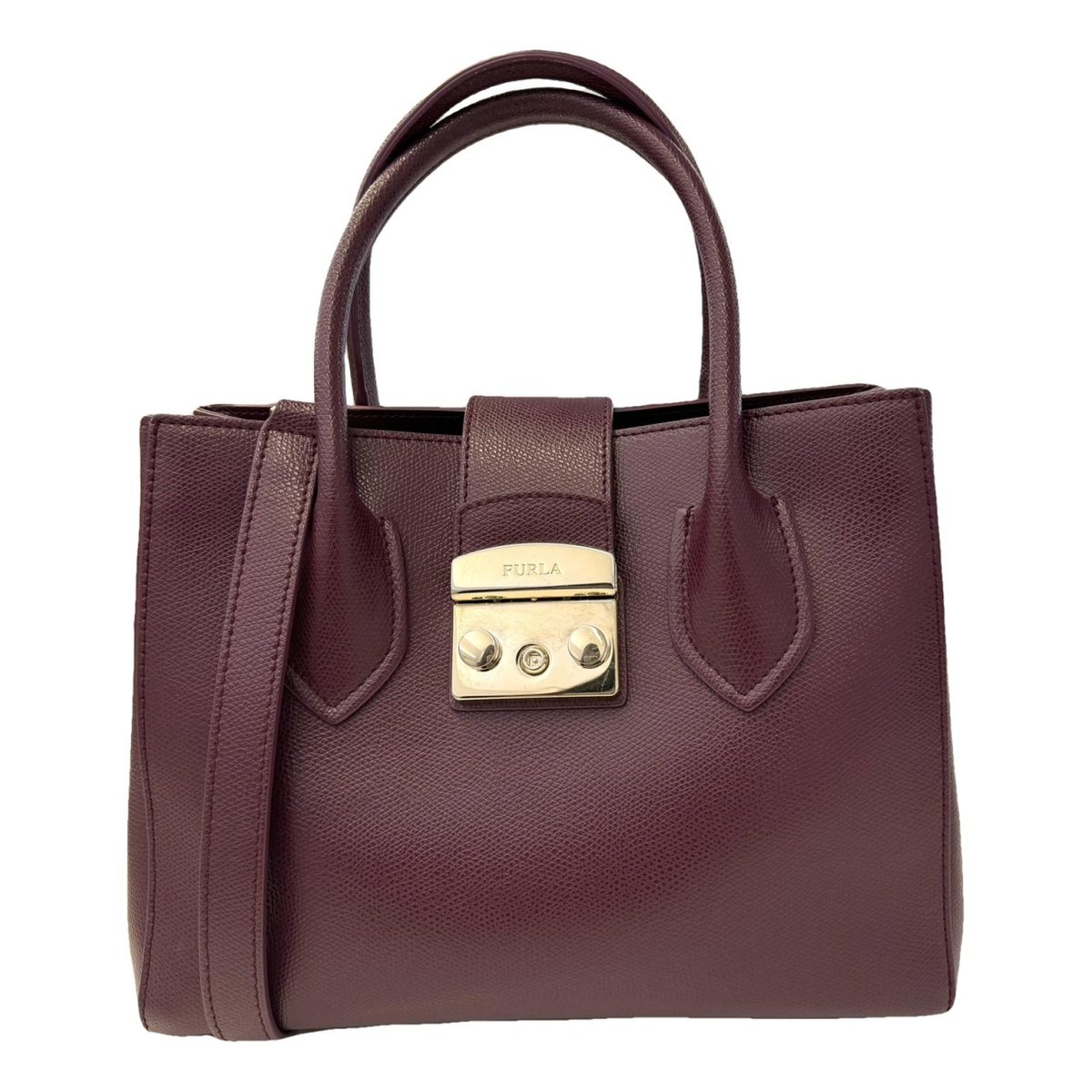 Metropolis leather handbag