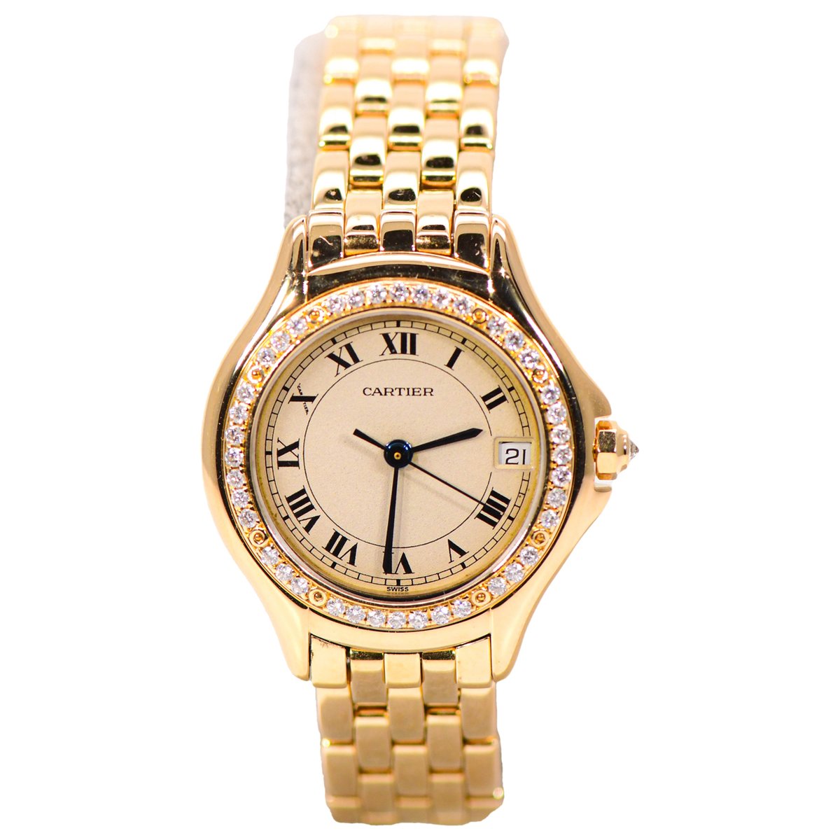 Cougar yellow gold watch