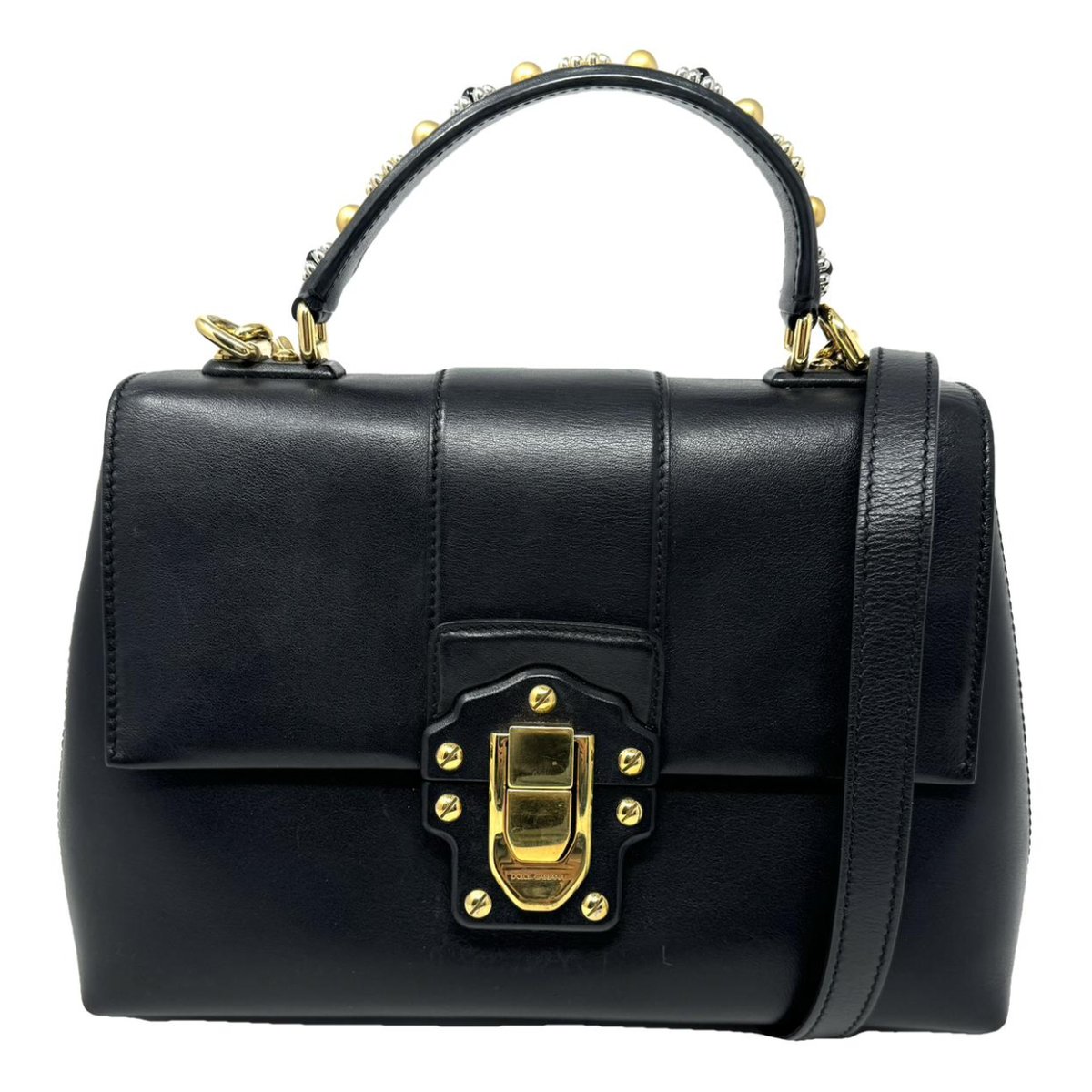 Lucia leather handbag