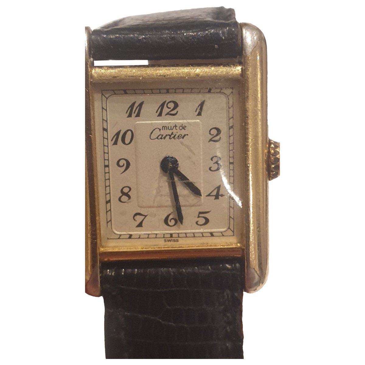 Tank Louis Cartier silver watch