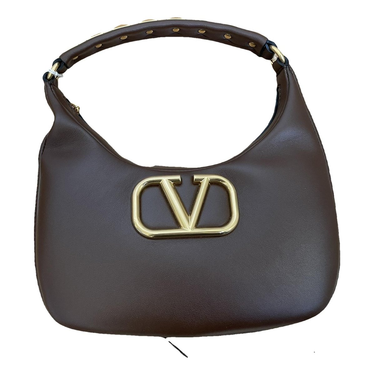 Stud Sign Hobo leather handbag