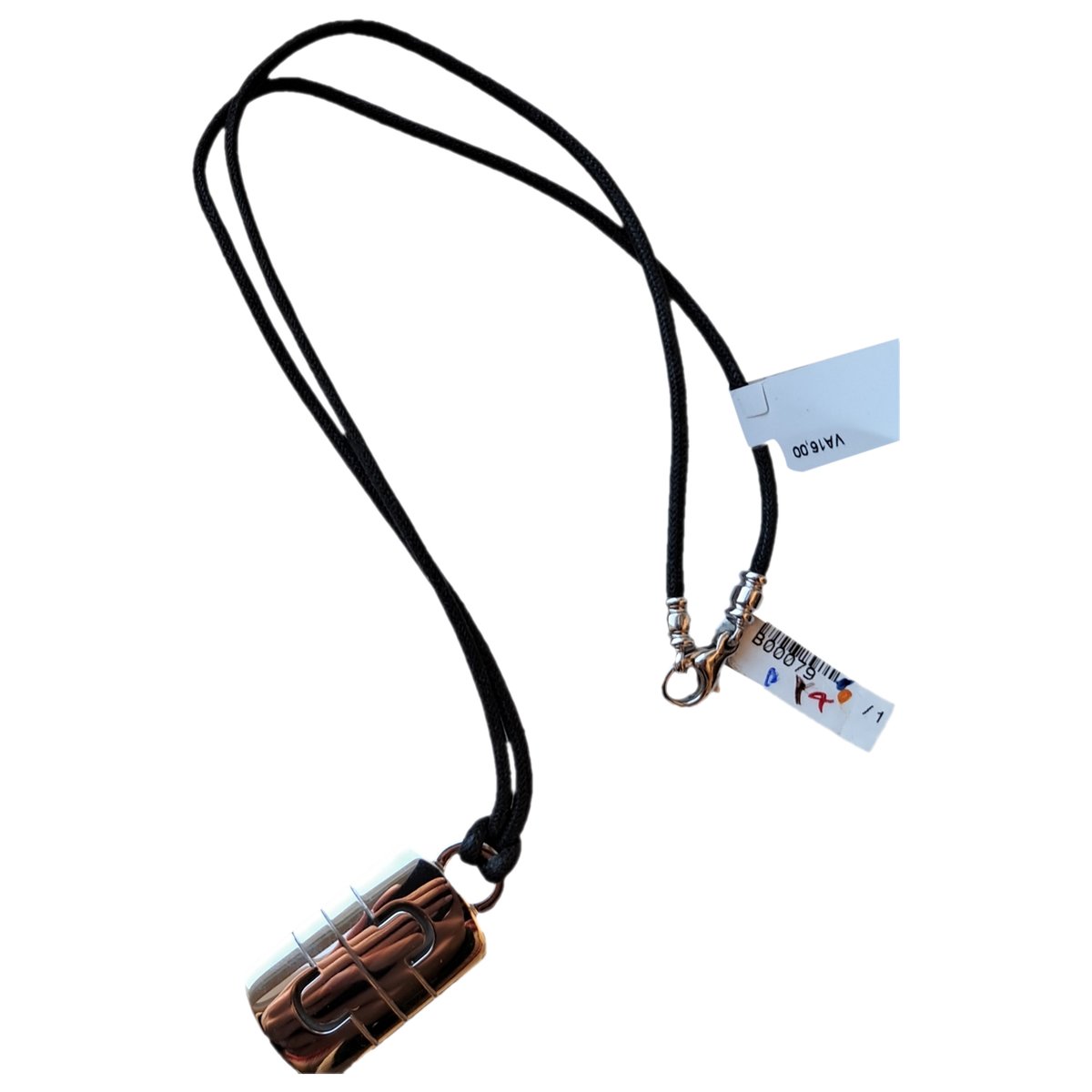 Parentesi white gold necklace