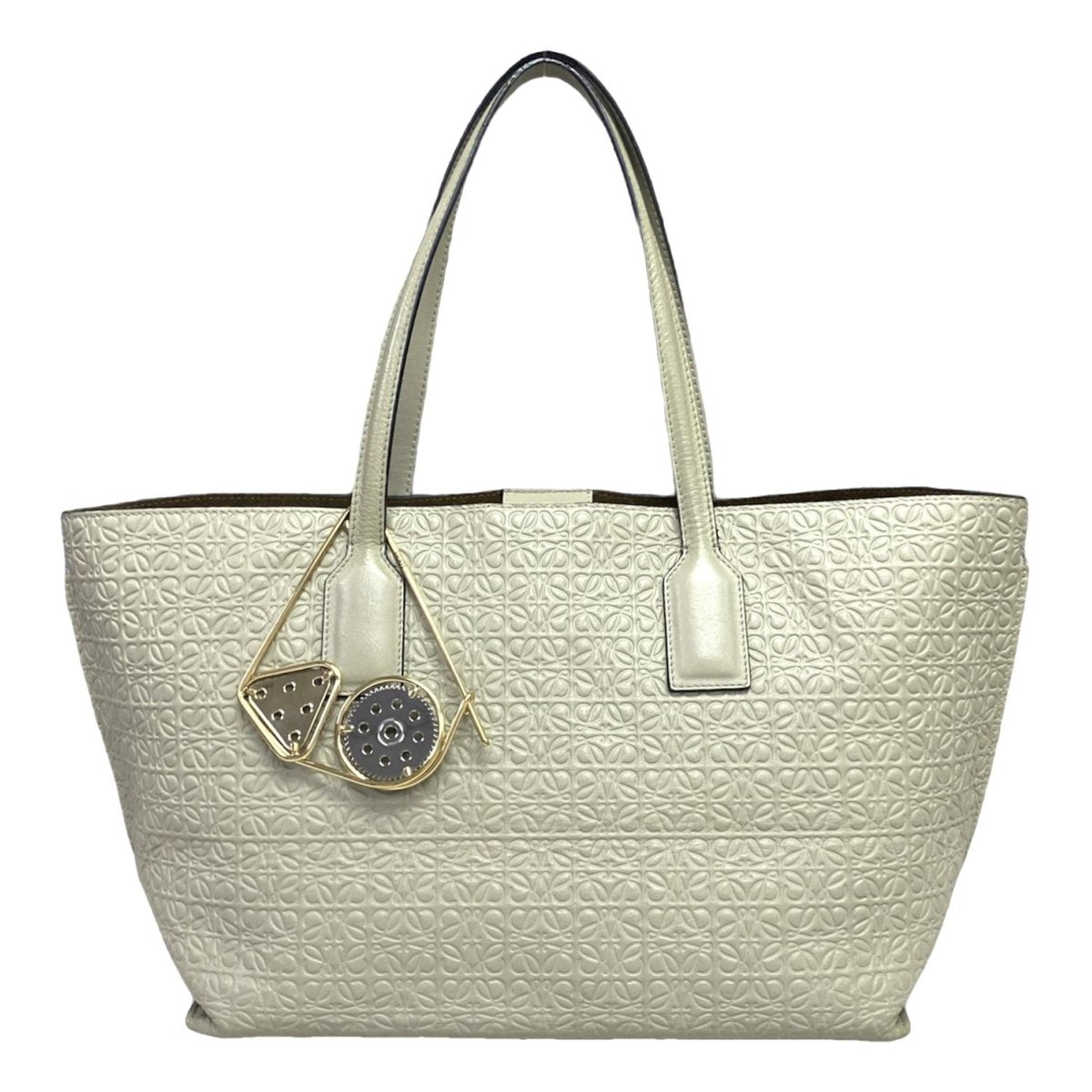 T Shopper leather tote