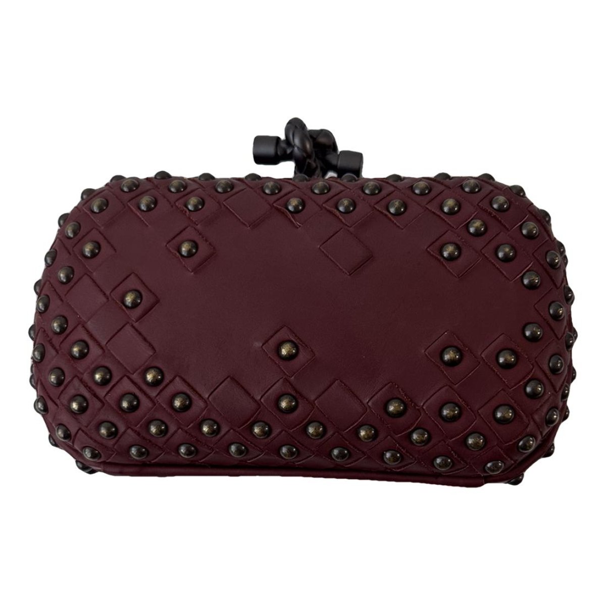 Pochette Knot leather clutch bag
