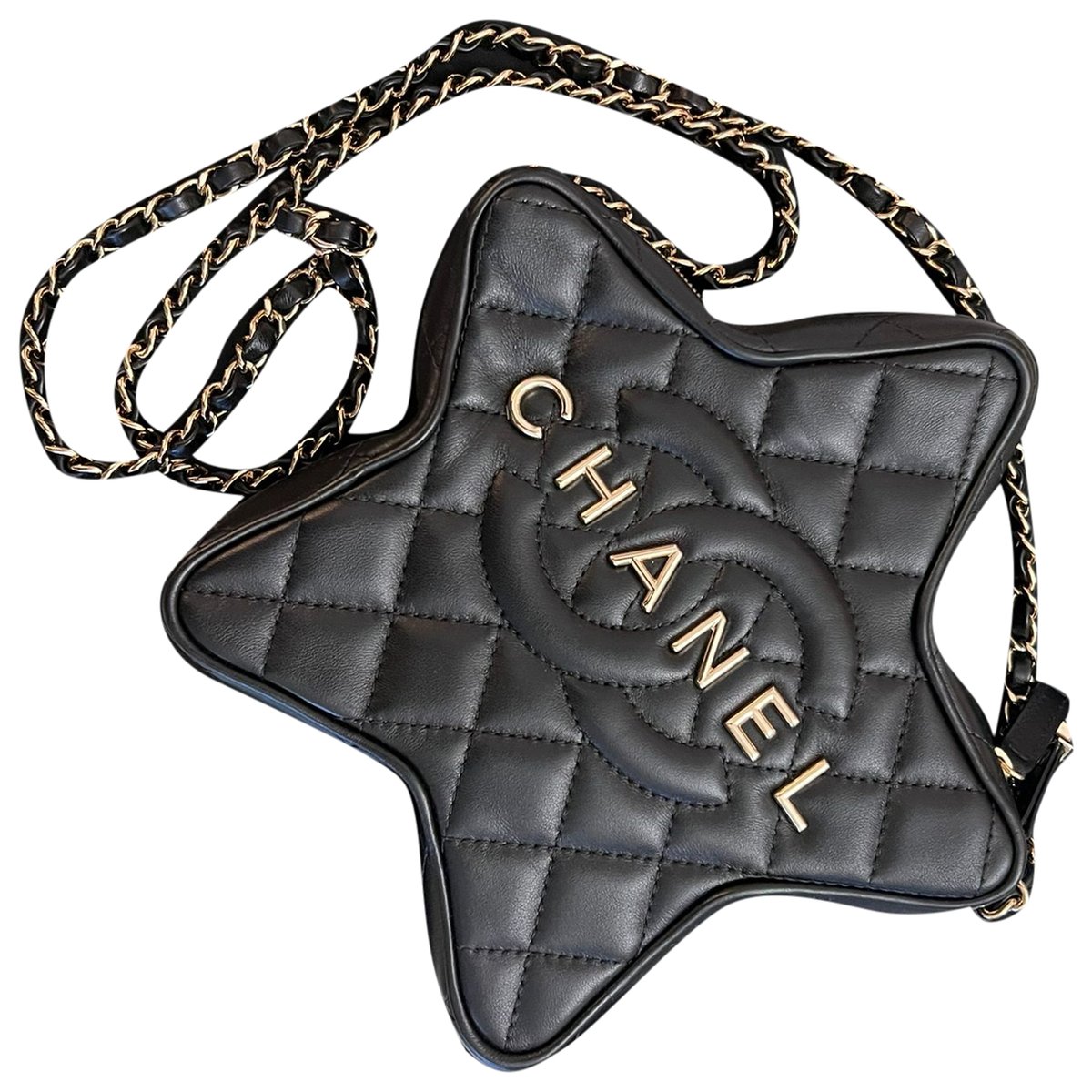 Vanity leather handbag