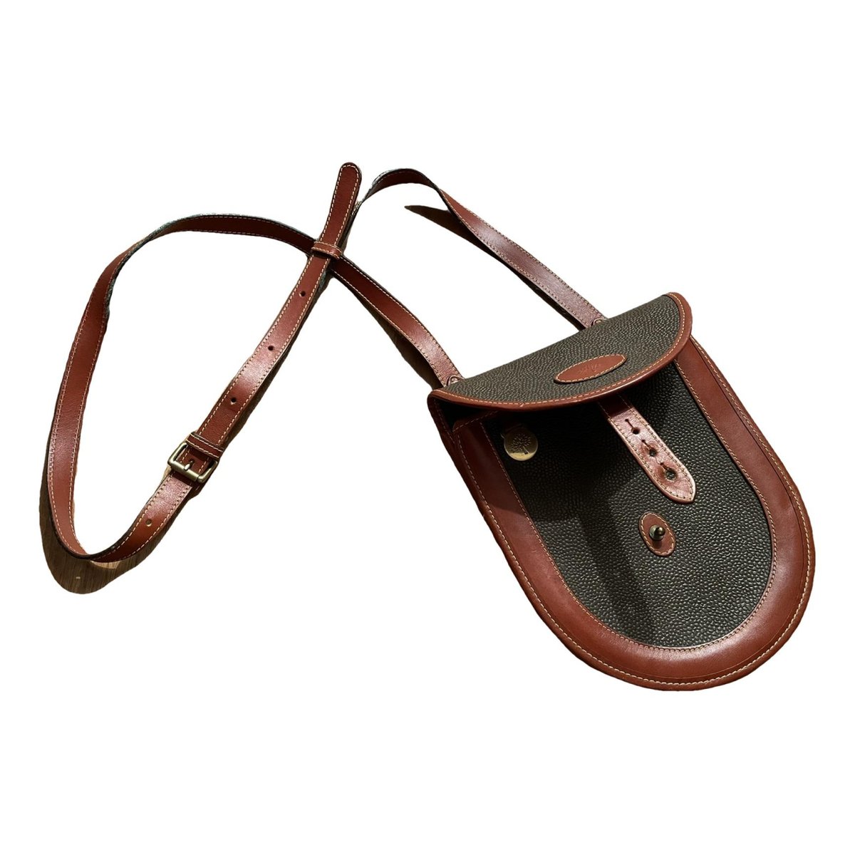 Heritage leather crossbody bag