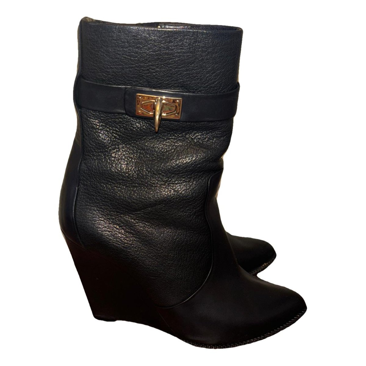Shark leather boots