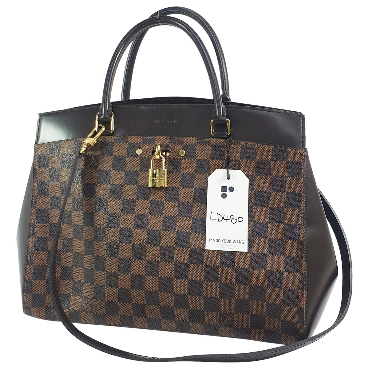 Rivoli leather handbag