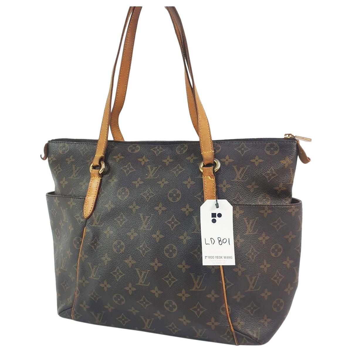 Totally leather handbag