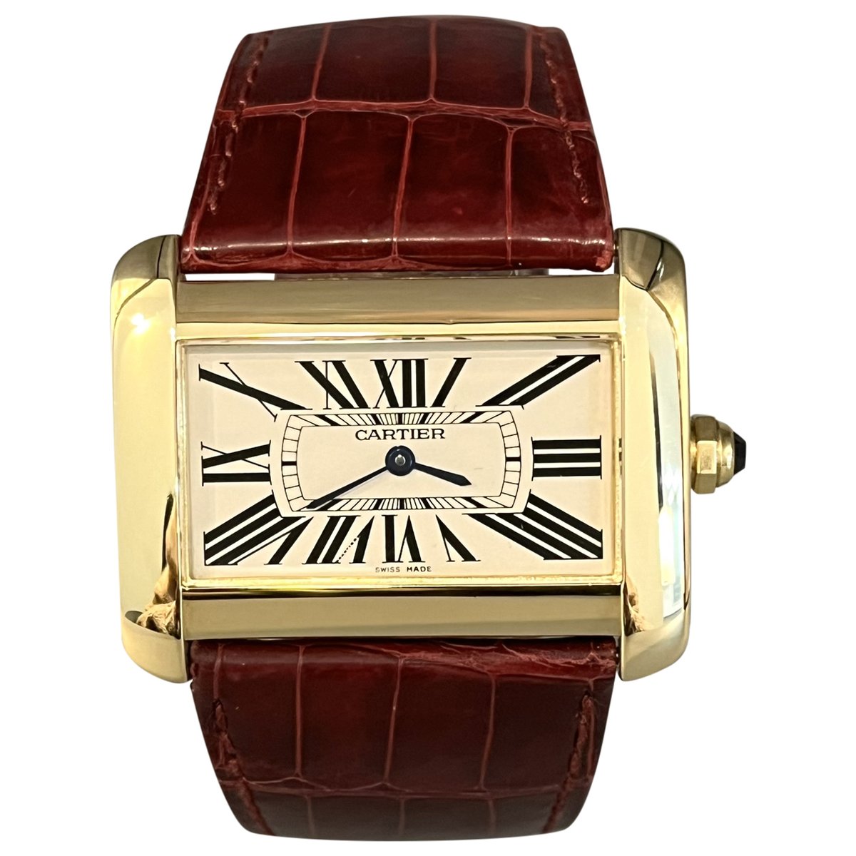 Divan yellow gold watch