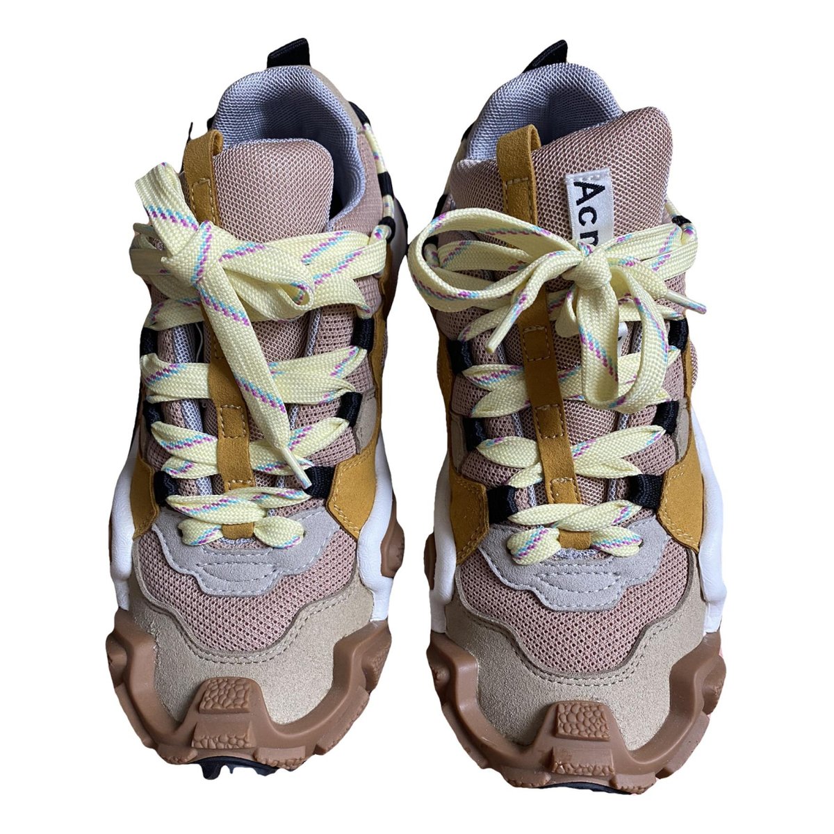 Bolzter leather trainers