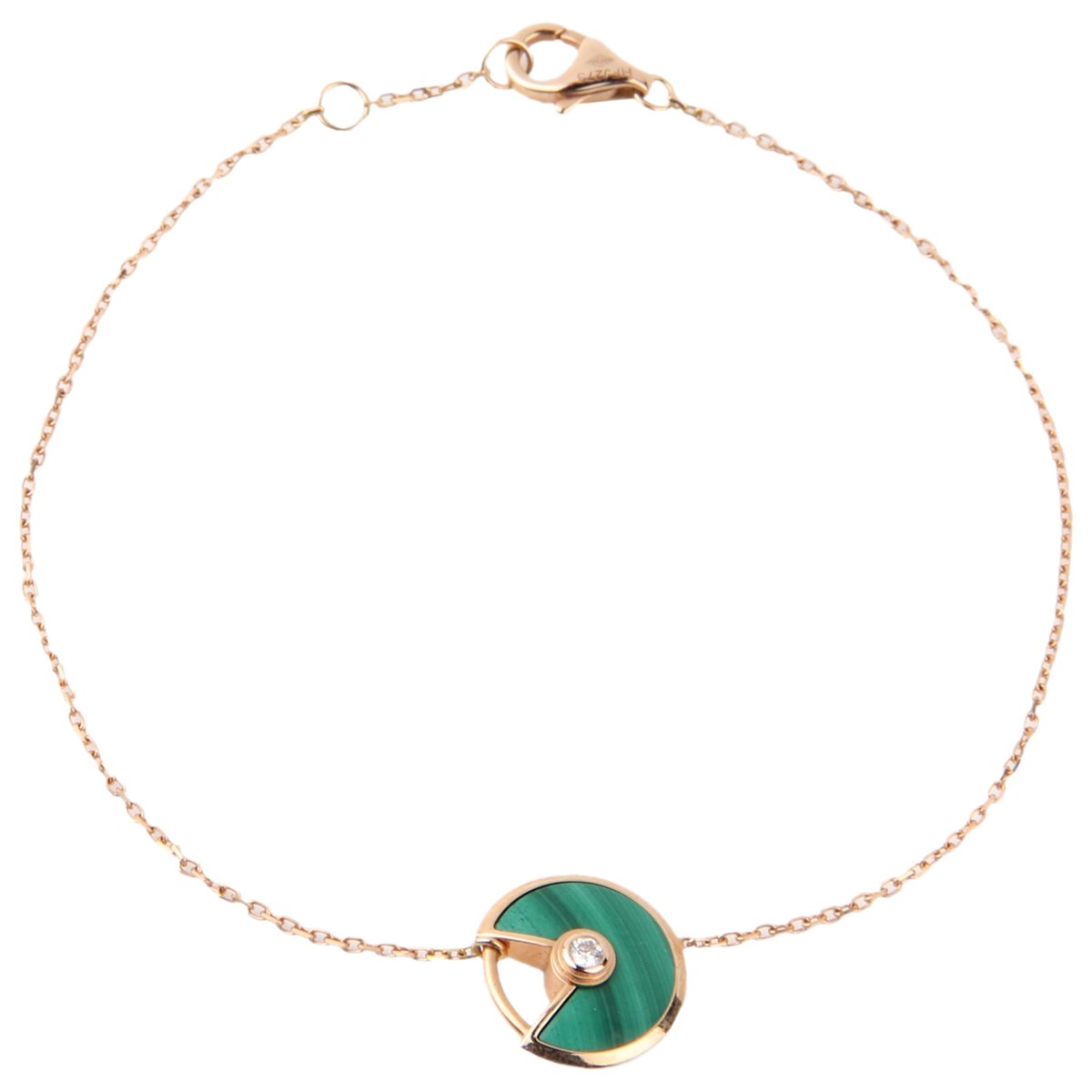 Amulette pink gold bracelet
