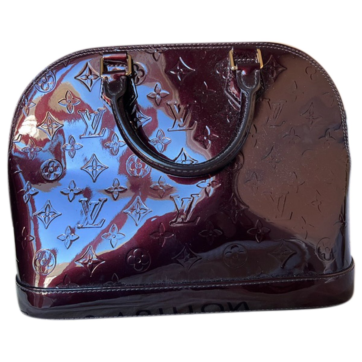 Alma pony-style calfskin handbag