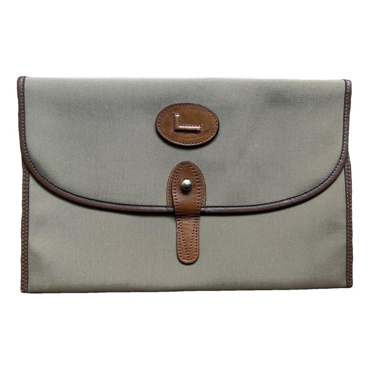 Lettrines cloth clutch bag