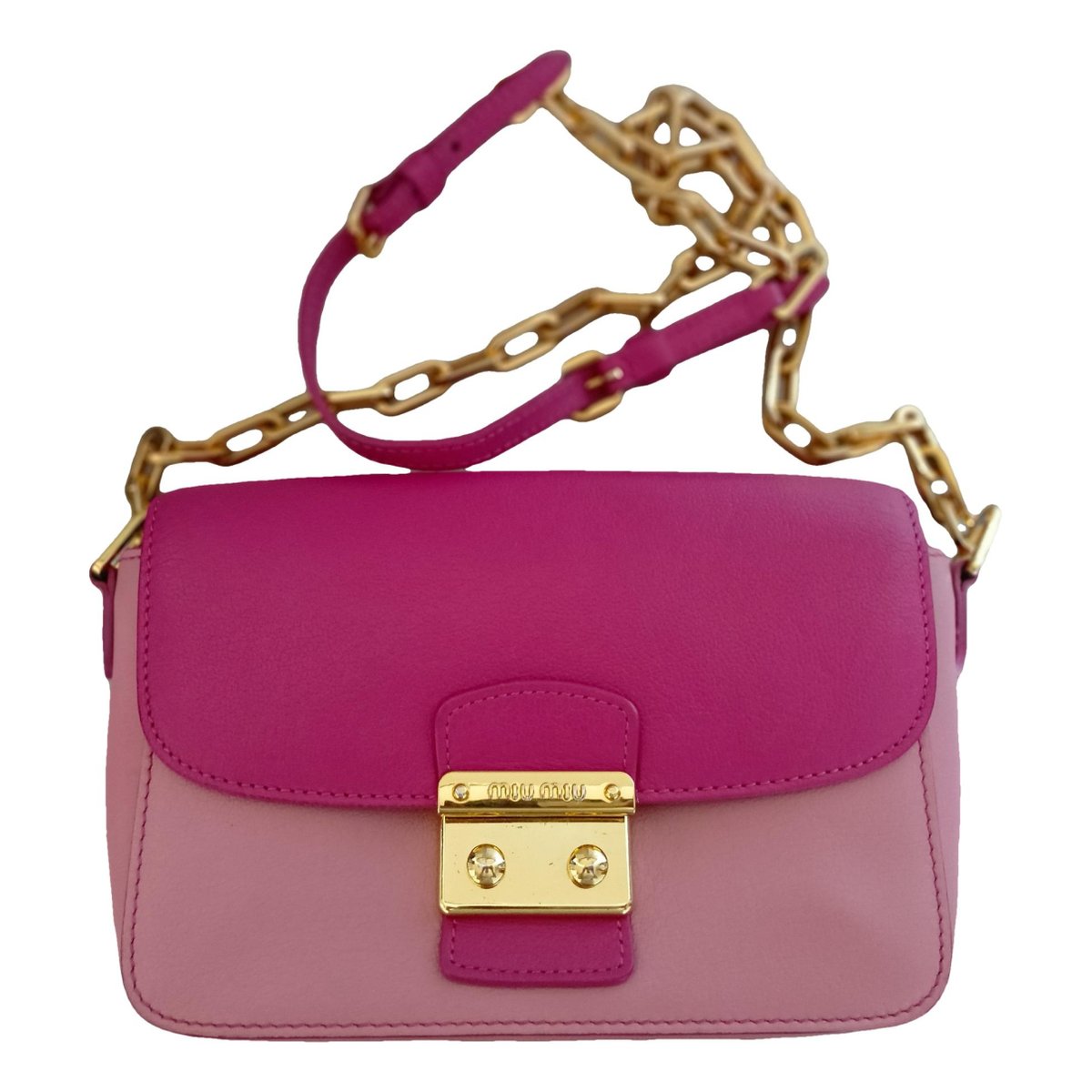 Miu Confidential leather handbag